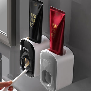 Wall-Mounted Automatic Toothpaste Dispenser 