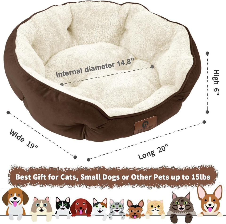 Cozy Pet Bed for Small Dogs and Cats